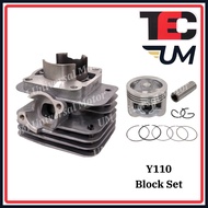 BLOCK SS110 RACING Y 110 SS SS2 Y110 BLOK CYLINDER SET TEC COMPLETE PISTON RING STANDARD 52MM RACING