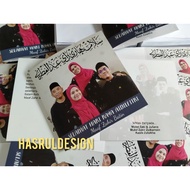 kad Raya cantik Letak gambar dan ucapan (10pcs) +percuma sampul duit raya