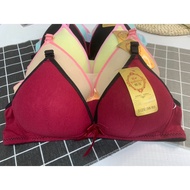 32-38 BAJU DALAM COTTON PUSH UP {F9} NON-WIRED 32-38 PUSH UP BRA