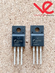 20N60 HIGH QUALITY (1Buah) BAGUS FAIRCHILD FQPF 20N60C KECIL ORI FQPF20N60 FCS
