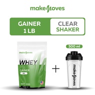(1LB) MakeMoves Whey Protein GAINER XXL - เวย์โปรตีน สูตรเพิ่มน้ำหนัก สร้างกล้ามเนื้อ