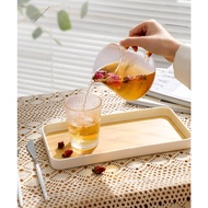 Wooden Patterned Serving Tray Premium Quality Food and Beverage Serving Tray