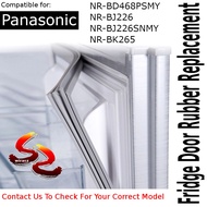 Panasonic Refrigerator Fridge Door Seal Gasket Rubber Replacement part NR-BD468PSMY NR-BJ226 NR-BJ22