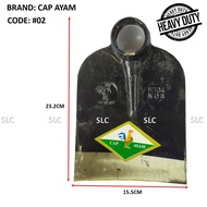 Steel Hoe Head Mata/ Cangkul Kebun/ Garden Hoe Cock Brand Cap Ayam No.#02/#03/#04