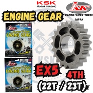 IKK RACING SUPER TURBO ENGINE GEAR 4TH 22T 23T EX5 DREAM 23471-GN5-910