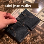dompet bag duit Dompet jeans kreatif untuk lelaki dan wanita Dompet duit syiling mini yang boleh dil
