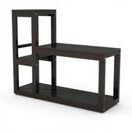 Sturdy Duty Fish Enclosure Stand Double-Tier Metal Frame for Aquatic Habitat Turtle Enclosure Living