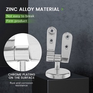 (DMJE) Adjustable Toilet Seat Bolt-Left and Right Hinges Kit-Toilet Seat Hinges Zinc Alloy Replaceme