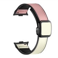 สาย Redmi Watch 6 /5 /5eSIM /Watch 4 สายนาฬิกาข้อมือหนัง หัวเข็มขัดแม่เหล็ก สําหรับ Xiaomi Mi Band 9