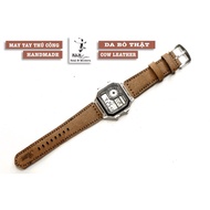 RAM Leather 1960 Genuine Leather Watch Strap for Casio AE 1200 WHD and 18mm Super Durable Suede Leat
