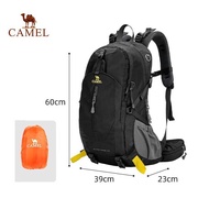 Camel outdoor 50L mountaineering bag Travel light shoulder bag cycling running sports backpack men a