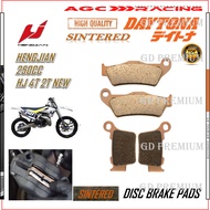 HENGJIAN 250CC HJ 2T V2 250CC HJ 4T V2 BRAKE PADS SINTERED LONG LIFE TOP QUALITY GDPX