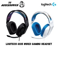 Logitech G335 Wired Gaming Headset - Black & White