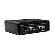 HUNSN Micro Firewall Appliance, Mini PC, OPNsense, VPN, Router PC, Intel J6412, RJ14, AES-NI, 6 x In