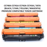 HP CE740A CE741A CE742A CE743A / 307A PREMIUM COMPATIBLE TONER CARTRIDGE