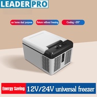 12V/24V Universal Freezer 15L 20L 25L Car Refrigerator Cooling Compressor Car Home Dual Purpose Mini