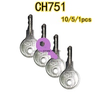 10/5/1pcs CH751 Controller Door Keys for T-Handle Box RV Storage Lockers Boat Display Case New