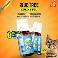 Olive Care Vitamin Cat Blue Tree Cold & Flu | Immune Booster for Cats | Flu, Sneezing, and Cough Sup