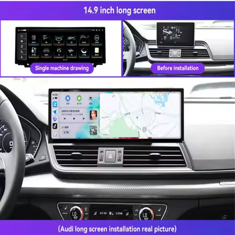 Multimedia Wireless CarPlay For Audi A6 C7 RS6 RS7 S7 S6 A7 2012-2018 Android 13 Auto Car GPS Navi R