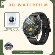 FRESCO 3D Waterfilm CLEAR Watch Soft Screen Protector for Huawei Watch 4 Pro Protective Watch Film