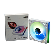 Quạt tản nhiệt Fan Case Leopard Prism 4Max ARGB | Black / White | Sync main | Gió Xuôi / Gió Ngược |