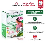 Omega-3 supplements for pregnant mothers Vitabiotics Pregnacare Plus, box of 56 capsules