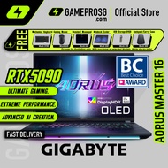 Gigabyte AORUS Master 16 Gaming Laptop — OLED Flagship — RTX 5090 - 16" OLED 240Hz - Ultra 9 - 32GB 