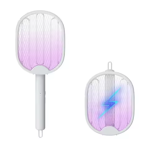 3000V Foldable Electric Mosquito Killer USB Rechargeable Fly Trap Mosquito Swatter Racket Insect Kil