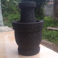 1 SET Of Mortar And Pestle 8CM Andesite Natural Stone