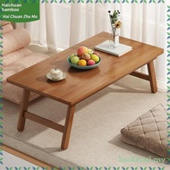 [BaoblazecbMY] Japanese Floor Table Accent Table Folding Coffee Table for Floor Balcony