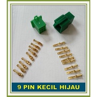 HIJAU 9 PIN CABLE SOCKET SMALL GREENSkun 9 PIN CABLE SOCKET/ SMALLSkun 9 PIN CABLE CONNECTOR/