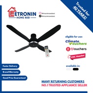 *Climate Voucher Eligible* KDK 56" DC Ceiling Fan W56WV w/o light