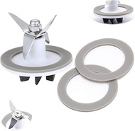 Stainless Steel SPB-456-2 White Blender Cutting with 3 Rubber Sealing Gasket Seal O-ring Assembly, R