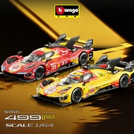 Bburago 1/64 Ferrari 499P Le Mans Champion Diecast car Car Model Simulation Alloy Diecast Car Childr