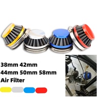 38mm 42mm 44mm 50mm 58mm Air Filter Clearner For Gas Motorized Bicycle Push Mini Moto Pocket Bike AT