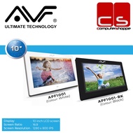 AVF APF1001 10'' 1024 x 600 Digital Photo Frame - Black/White