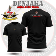 Baju Kaos jersey Denjaka TNI AL Bahan Drifit Premium Warna Hitam Lengan Pendek Bisa COD