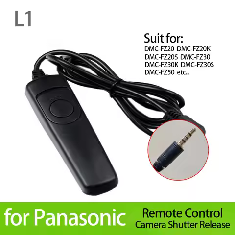 L1 Shutter Release Cable Remote Control for Panasonic DMC-GH3 DMC-GH4 DMC-GX7 DMC-GX8 DMC-GH5 DMC-FZ