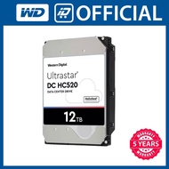 Western Digital (WD) Ultrastar DC HA520 SATA Enterprise Internal HDD (12TB 0F30144) 7200RPM