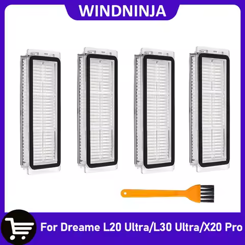 For Dreame L20 Ultra L30 Ultra X20 Pro Robot Vacuum Cleaner Accessories HEPA Filter With Clearning B
