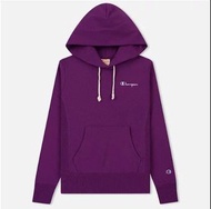 Champion Small Logo Hoodie Purple-XS