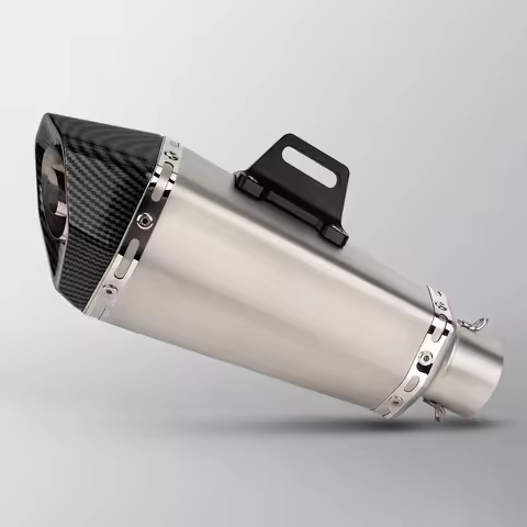 51MM Motorcycle universal blue exhaust muffler For GSX250R R25 z750 mt15 duke250 R6 R15 R1 R3 Pcx125