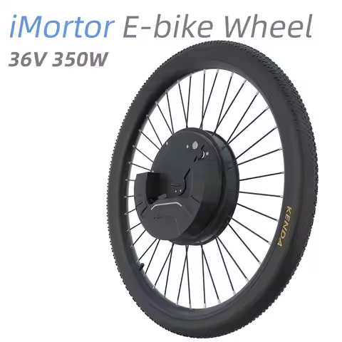 Imortor Electric Bike Conversion Kit with Battery 36V/350W Front Motor 26 27.5inch 700C V/Disc Brake