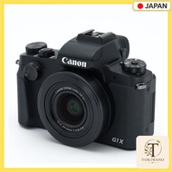 【 Used 】 Canon PowerShot G1 X Mark III Compact Digital Camera, Black, APS-C Sensor, F2.8 Lens, Built