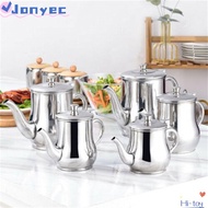 JONY1EC Metal Teapot Cafe Flip Lid Restaurant Kitchen Tool