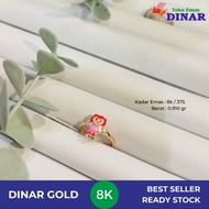 Bt AD MDL CAT (A) Ring - Light Gold - Grade 8k/375