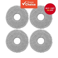 10pcs Mop Pads for ECOVACS DEEBOT X1 Omni/X1 Turbo/T20 Omni/T10 Omni/X2 Omni/T30S/N30 Pro Omni/N30 O