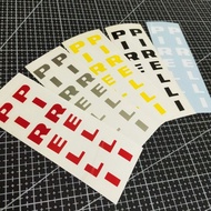 Pirelli Cutting Stickers Pirelli Cutting Stickers