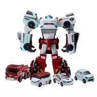 Tobot Quatran 4 Cars Integration C D W R Transforming Robot 4 in 1