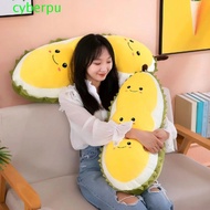 CYBERPULSE Durian Hugging Pillow, Fluffy Appease Fruit Durian Plush Pillow, Cartoon 30cm Collection 